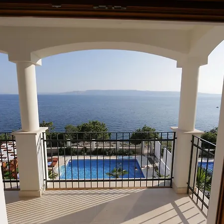 Beachfront With Pool, Panoramic Sea View - By Traveler Tourist Agency Krk - Id 2390 Povile