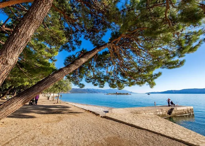Beachfront With Pool, Panoramic Sea View - By Traveler Tourist Agency Krk - Id 2390 * Povile