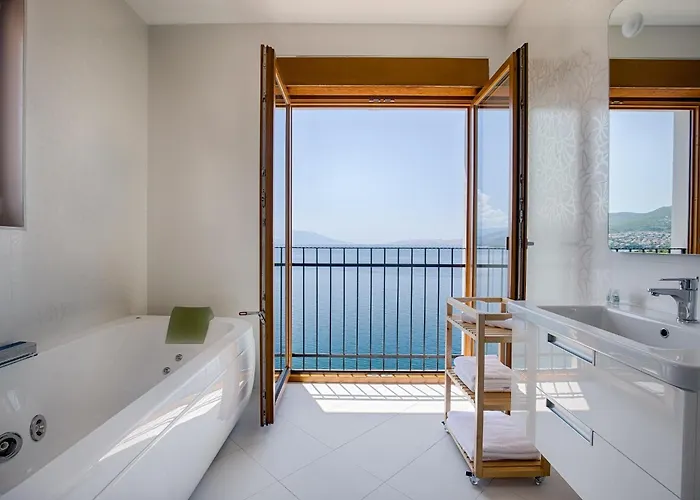 Beachfront With Pool, Panoramic Sea View - By Traveler Tourist Agency Krk - Id 2390