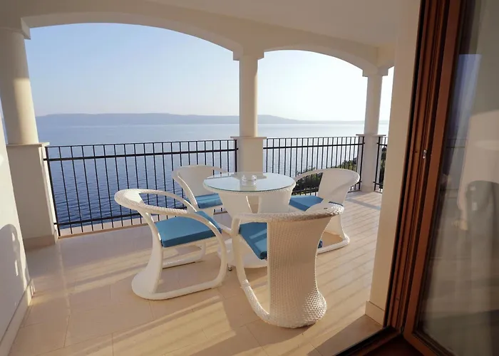 Beachfront With Pool, Panoramic Sea View - By Traveler Tourist Agency Krk - Id 2390 Apartment *