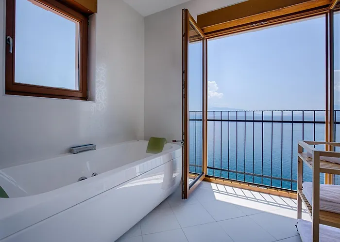 Beachfront With Pool, Panoramic Sea View - By Traveler Tourist Agency Krk - Id 2390 * Povile