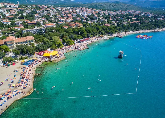 Beachfront With Pool, Panoramic Sea View - By Traveler Tourist Agency Krk - Id 2390 *