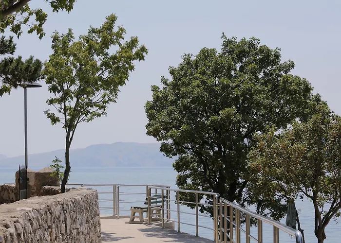 Beachfront With Pool, Panoramic Sea View - By Traveler Tourist Agency Krk - Id 2390 Povile