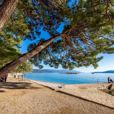 Beachfront With Pool, Panoramic Sea View - By Traveler Tourist Agency Krk - Id 2390 * Povile